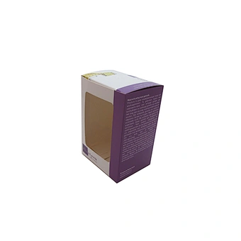 Custom Personalized Art paper logo design printing packaging health care products vitamin paper box with window