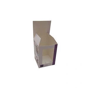Custom Personalized Art paper logo design printing packaging health care products vitamin paper box with window